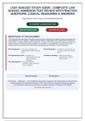 LSAT Exam Study Guide 2026&sol;2027 &vert; Complete Law School Admission Test Review&comma; Verified Practice Questions & Expert Answers &vert; Logical Reasoning & Reading Comprehension Blueprint Bundle&NewLine;