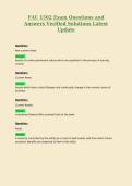 FAC 1502 Exam Questions and Answers Verified Solutions Latest Update 2