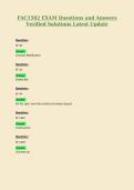 FAC1502 EXAM Questions and Answers Verified Solutions Latest Update 3