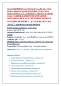 NSAR Salesperson Licensing Actual Exam &ndash; Nova Scotia Association of REALTORS&reg; &lpar;NSAR&rpar; &sol; Nova Scotia Real Estate Commission &ndash; 2026&sol;2027 Academic Year &ndash; Verified Questions and Answers for Professional Real Estate Licensing Candidates