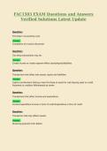 FAC1503 EXAM Questions and Answers Verified Solutions Latest Update 5