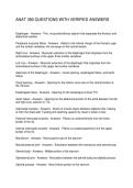 ANAT 380 QUESTIONS WITH VERIFIED ANSWERS