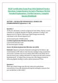 BCGP Certification Exam Prep 2026 Updated Practice &NewLine;Questions Comprehensive Geriatric Pharmacy Review &NewLine;Detailed Explanations&comma; Verified Answers&comma; Complete &NewLine;Success Workbook