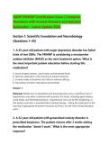 AANP PMHNP Certification Exam &vert; Complete &NewLine;Questions with Correct Answers and Detailed &NewLine;Rationales - Latest Update 2026
