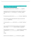 IICRC UFT Exam &vert;Questions &lpar;Latest Update 2026&vert;2027&rpar; With Correct&NewLine;Detailed Answers &vert;Verified &lpar;100&percnt; Pass&rpar;&NewLine;