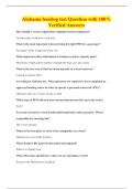 Alabama boating test Question with 100&percnt;&NewLine;Verified Answers