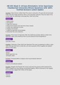 NR 283 Week 5&colon; Urinary Elimination&colon; Urine Specimens Chamberlain University-Illinois Questions with 100&percnt; Verified Answers Latest Update