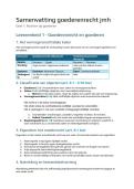 Samenvatting Goederenrecht &vert; RB0732 &vert; Open Universiteit &vert; 2026&sol;27
