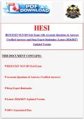 HESI EXIT NGN RN Exit Exam with Accurate Questions & Answers &lpar;Verified Answers&rpar; and Deep Expert Rationales &vert; Latest &lpar;2026&sol;2027&rpar; Updated Version
