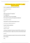 C722 Exam Questions with 100&percnt; Verified&NewLine;Correct Answers