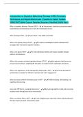 Introduction to Cognitive Behavioral Therapy &lpar;CBT&rpar;&colon; Principles&comma;&NewLine;Techniques&comma; and Applications Exam &vert;Questions &lpar;Latest Update&NewLine;2026&vert;2027&rpar; With Correct Detailed Answers &vert;Verified &lpar;100&percnt; Pass&rpar;