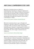 AEMT EXAM 2 COMPREHENSIVE STUDY GUIDE&NewLine;