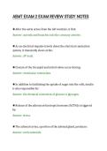 AEMT EXAM 2 EXAM REVIEW STUDY NOTES&NewLine;