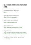 AEMT MIDTERM CERTIFICATION PREPARATION&NewLine;GUIDE