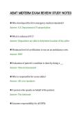 AEMT MIDTERM EXAM REVIEW STUDY NOTES&NewLine;