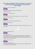 BUNDLE FOR NUR 2230C EXAMS with UPDATED Questions and  100&percnt; Verified Answers