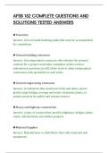 AFSB 152 COMPLETE QUESTIONS AND&NewLine;SOLUTIONS TESTED ANSWERS