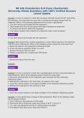 NR 446 Chamberlain Exit Exam Chamberlain University-Illinois Questions with 100&percnt; Verified Answers Latest Update