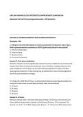 KAPLAN PHARMACOLOGY INTEGRATED COMPREHENSIVE EXAMINATION &NewLine;Advanced Clinical Pharmacology Assessment - 200 Questions 