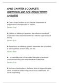 AHLEI CHAPTER 2 COMPLETE&NewLine;QUESTIONS AND SOLUTIONS TESTED&NewLine;ANSWERS