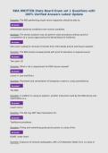 RDA WRITTEN State Board Exam set 1 Questions with&NewLine;100&percnt; Verified Answers Latest Update