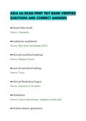 AIDA 182 EXAM PREP TEST BANK VERIFIED&NewLine;QUESTIONS AND CORRECT ANSWERS