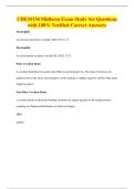 CHEM134 Midterm Exam Study Set Questions&NewLine;with 100&percnt; Verified Correct Answers