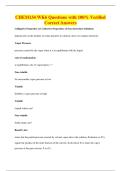 CHEM134 WK6 Questions with 100&percnt; Verified&NewLine;Correct Answers