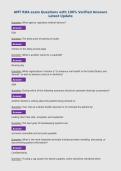 AMT RDA exam Questions with 100&percnt; Verified Answers&NewLine;Latest Update