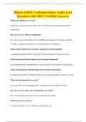 Illinois CRSS Credential Study Guide Cert&NewLine;Question with 100&percnt; Verified Answers