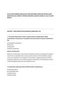 IAAI CFI EXAM NEWEST 2026 ACTUAL EXAM TEST BANK&vert; COMPLETE 400 REAL EXAM &NewLine;QUESTIONS AND CORRECT VERIFIED ANSWERS&sol; ALREADY GRADED A&plus;&vert; IAAI CFI EXAM &NewLine;REVIEW