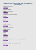 Rma Study Guide Questions with 100&percnt; Verified Answers&NewLine;Latest Update