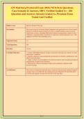 ATI Med-Surg Proctored Exam &lpar;2026&rpar; NGN-Style Questions&comma;&NewLine;Case Scenario & Answers&comma; 100&percnt; Verified Graded A&plus; - 204&NewLine;Questions and Answers Already Graded A&plus; Premium Exam&NewLine;Tested And Verified