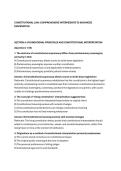 CONSTITUTIONAL LAW&colon; COMPREHENSIVE INTERMEDIATE TO ADVANCED &NewLine;EXAMINATION