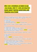 WGU C201 Business Acumen OA Exam 2026 &ndash; Versions A & B Questions & A&plus; Answers &lpar;Latest Guide&rpar;