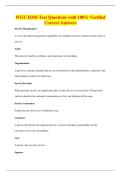 WGU D336 Test Questions with 100&percnt; Verified&NewLine;Correct Answers