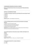 COMPREHENSIVE EXAMINATION IN PHYSICAL CHEMISTRY &NewLine;Based on the Student Solutions Manual to Accompany Atkins' Physical Chemistry&comma; &NewLine;11th Edition