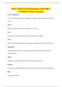 WGU D336 Exam Questions with 100&percnt;&NewLine;Verified Correct Answers