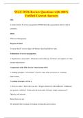 WGU D336 Review Questions with 100&percnt;&NewLine;Verified Correct Answers