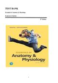Test Bank for Essentials of Anatomy & Physiology 8th Edition by Frederic H&period; Martini &vert; Questions & Answers