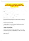 D487 Study Question with 100&percnt; Verified&NewLine;Answers