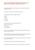 NR565 Advanced Pharmacology Fundamentals Questions with Correct Solutions A&plus; Grade &vert; 2026&sol;2027 Comprehensive Study Guide&NewLine;