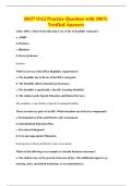 D637 OA2 Practice Question with 100&percnt;&NewLine;Verified Answers