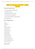 D662 Test Question with 100&percnt; Verified&NewLine;Answers