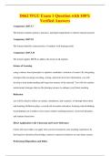 D662 WGU Exam 1 Question with 100&percnt;&NewLine;Verified Answers