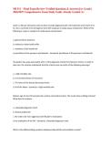 NR 511 &ndash; Final Exam Review &lpar;Verified Questions & Answers&rpar;&vert;A&plus; Grade &vert; 2026&sol;2027 Comprehensive Exam Study Guide&NewLine;