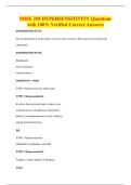 IMSE 250 HYPERSENSITIVITY Questions&NewLine;with 100&percnt; Verified Correct Answers