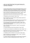 APK 6167 MIDTERM PRACTICE QUESTIONS WITH VERIFIED ANSWERS