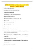 ISYE 6501 Midterm 1 Questions with 100&percnt;&NewLine;Verified Correct Answers