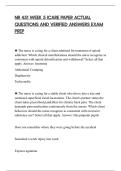NR 451 WEEK 5 ICARE PAPER ACTUAL&NewLine;QUESTIONS AND VERIFIED ANSWERS EXAM&NewLine;PREP
